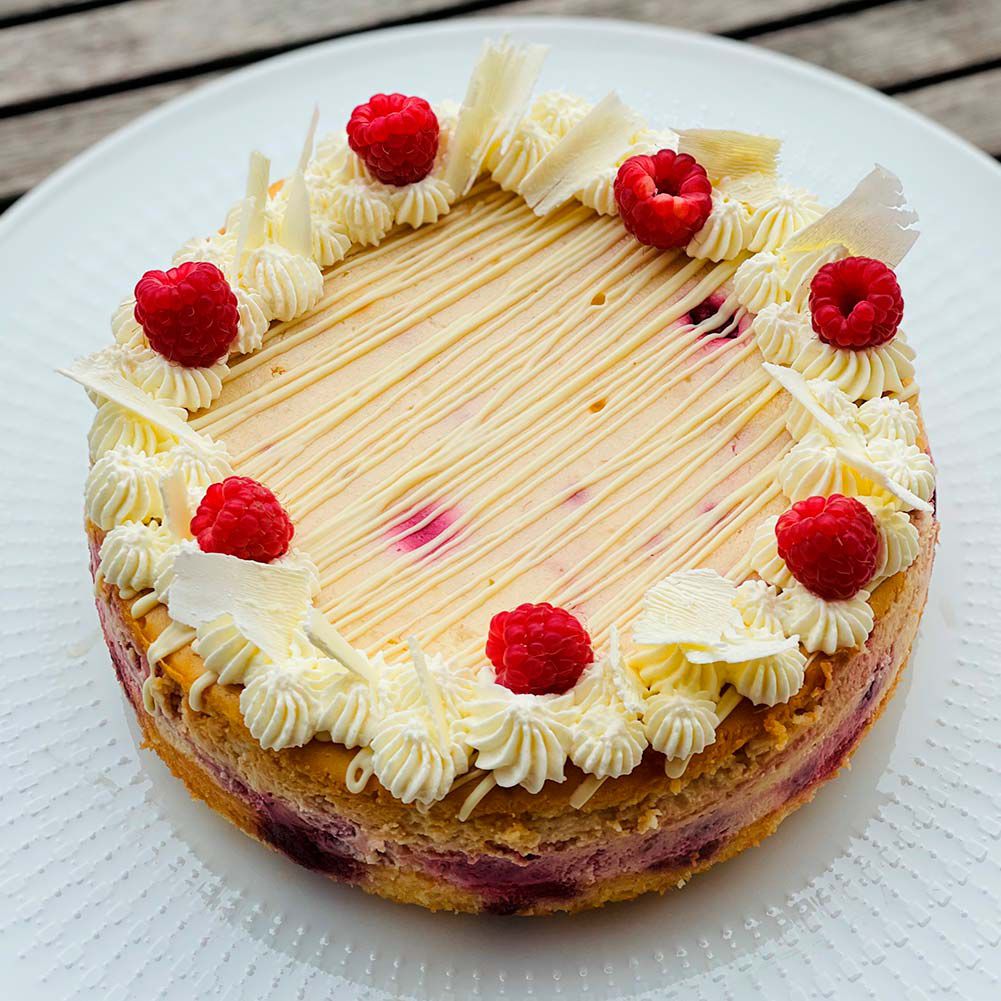 Käsekuchen Himbeer weisse schoko Friedrichsdorf